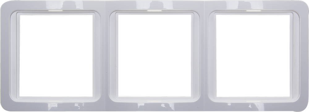 СВЕТОЗАР Гамма, вертикальная, цвет светло-серый металлик, двойная, накладная панель (SV-54147-SM)