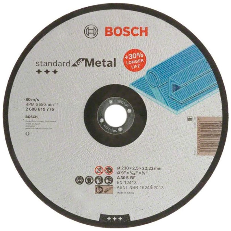 Круг отрезной Bosch Std for Metal 230x2,5мм (776)