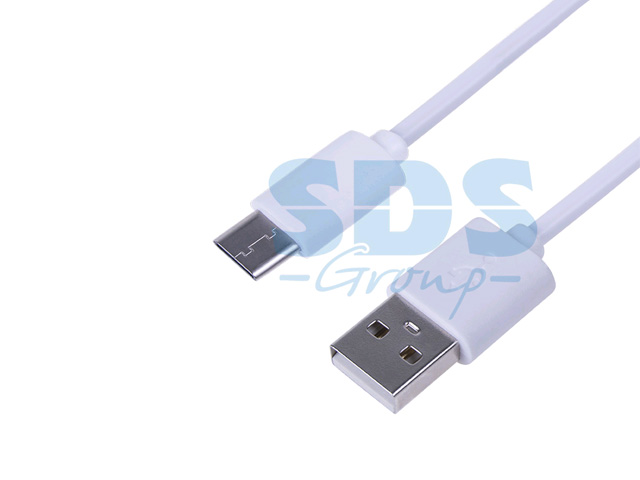 Шнур USB 3.1 type C (male)-USB 2.0 (male) 1 м белый REXANT (18-1881-1)