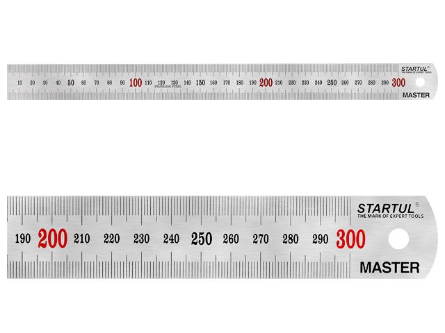 Линейка измерительная 300мм STARTUL "MASTER"(ST3500-030) (быт.)