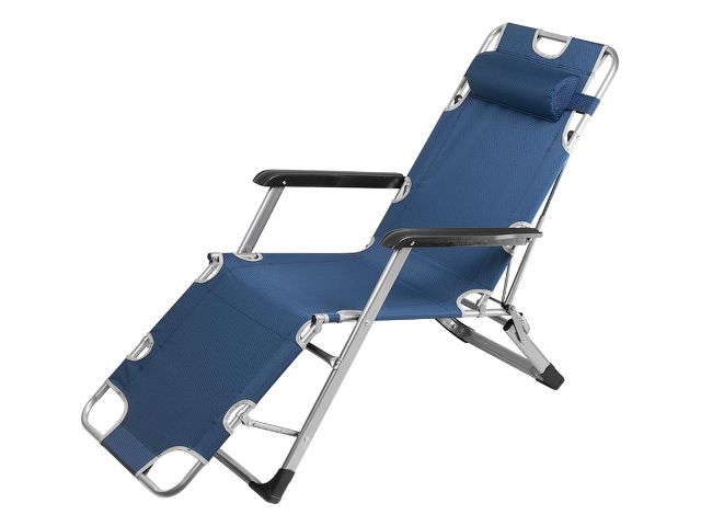 Кресло-шезлонг складное, синее,  ARIZONE (42-178601)