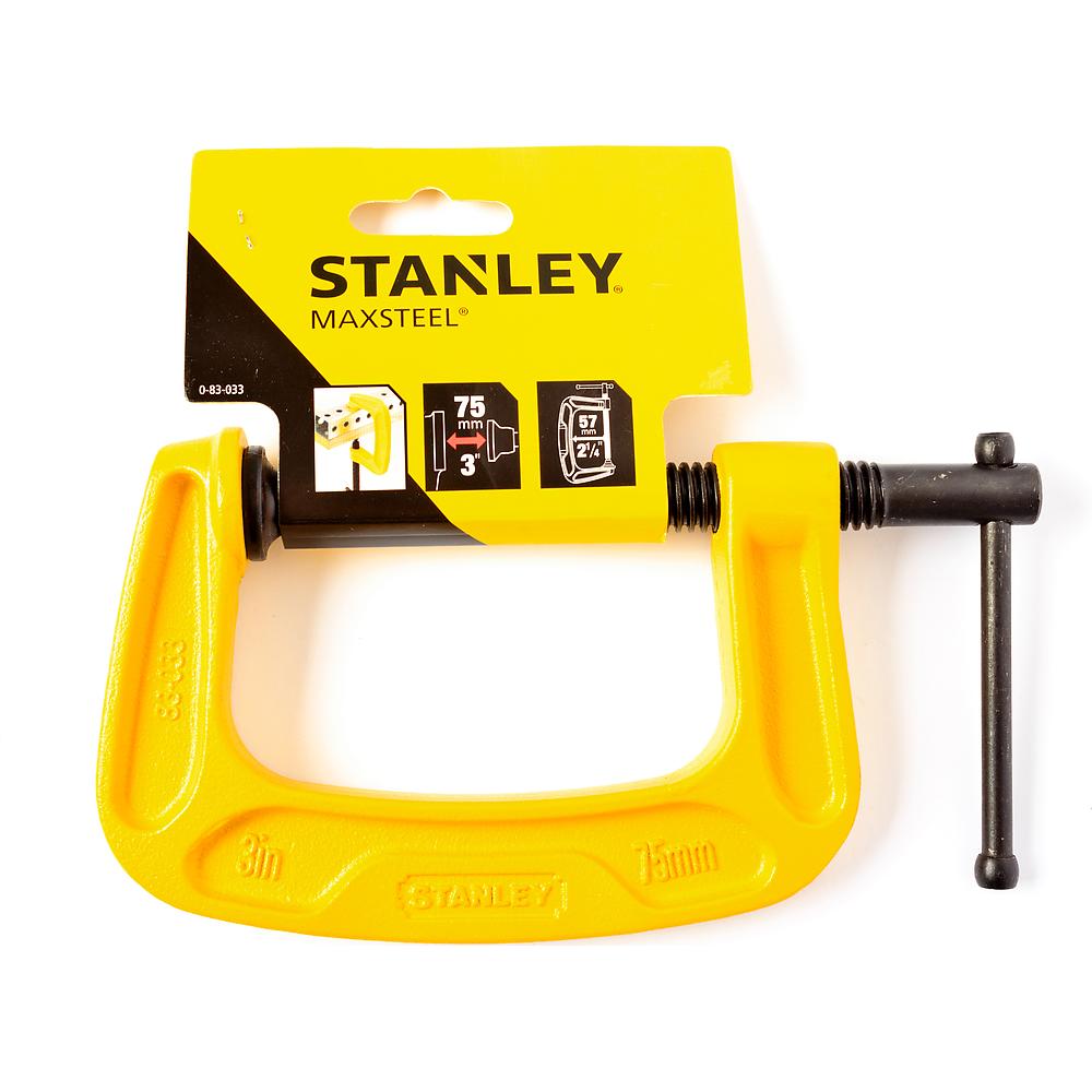 Струбцина С-образная Stanley MAXSTEEL 75 мм 0-83-033