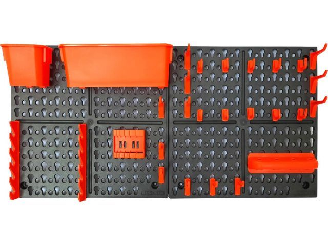 Панель инструментальная Blocker Expert с наполнением большая, 652х100х326 мм, черный/оранж., BLOCKER (BR3822ЧРОР)