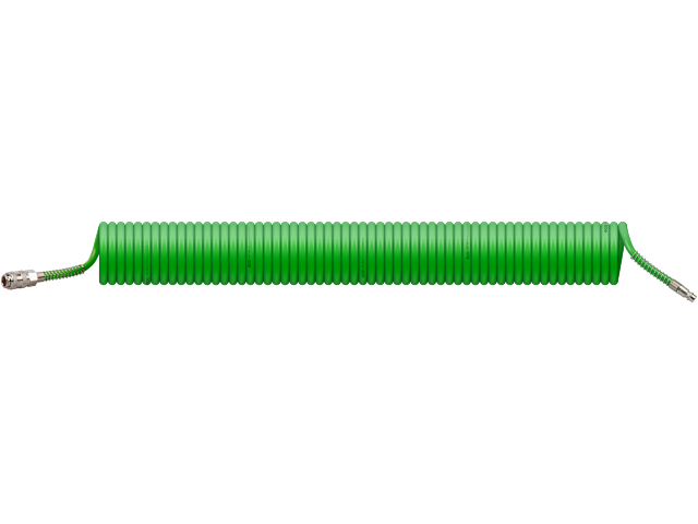 Шланг полиэт. спиральный ф 6,5/10 мм с быстросъемн. соед. ECO (длина 15 м) (AHE-1560)
