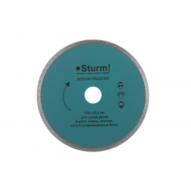 9020-04-150x22-WC Алмазный диск, влажная резка, непрерывный 150мм Sturm!