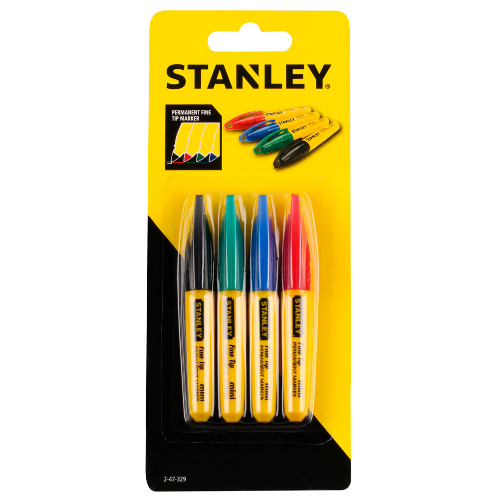 Набор маркеров Stanley mini цветные (4 шт) 2-47-329