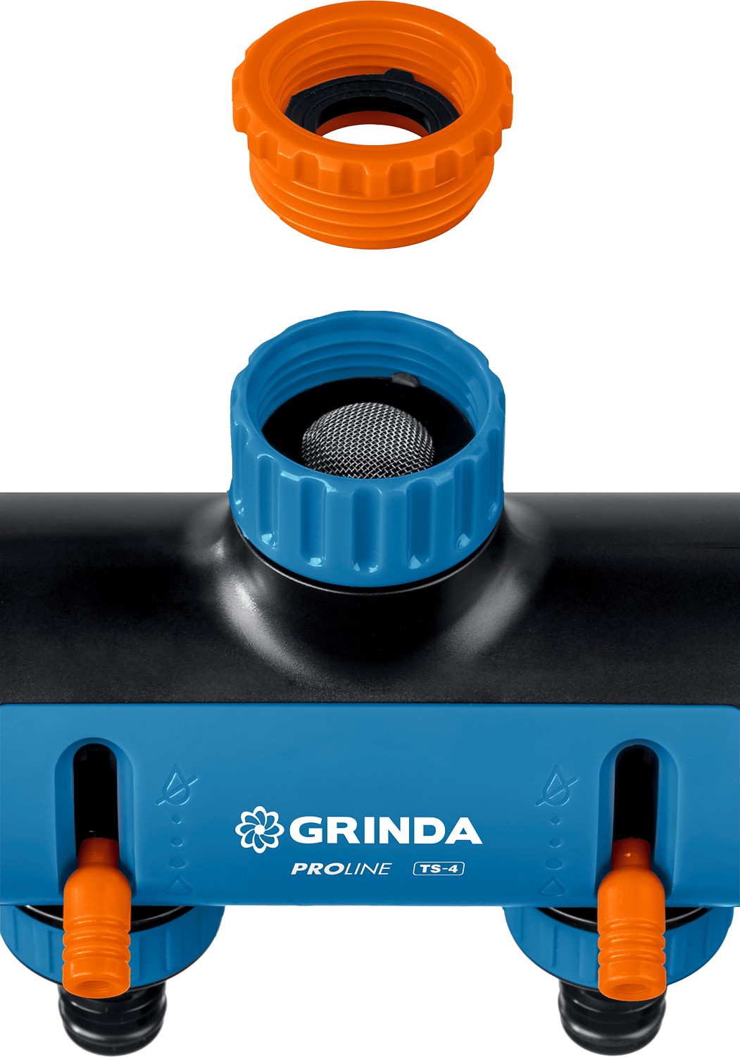 GRINDA TS-4, 3/4″ - 1″, четырехканальный, с внутренней резьбой, поливочные распределители, PROLine (8-426313)