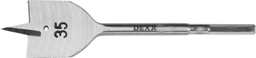 DEXX 35 x 152 мм, шестигранный хвостовик, перовое сверло по дереву (2945-35)