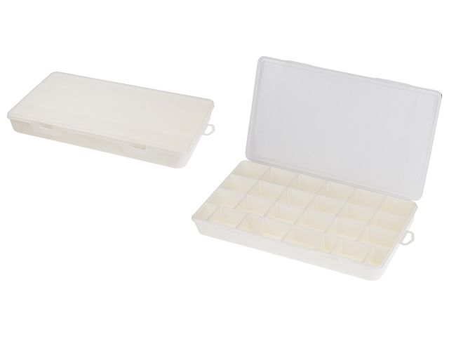 Органайзер для хранения мелочей с разделителями Keeplex Fiori XL, 35,5х20х4,5 см, бел облако, BRANQ (KL401710048)