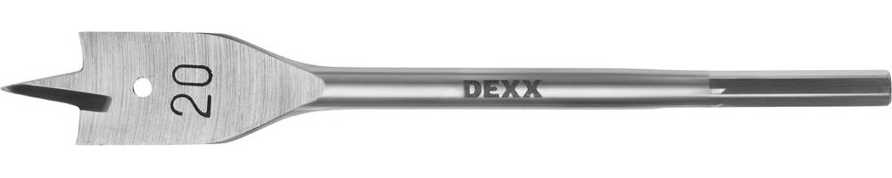 DEXX 20 x 152 мм, шестигранный хвостовик, перовое сверло по дереву (2945-20)