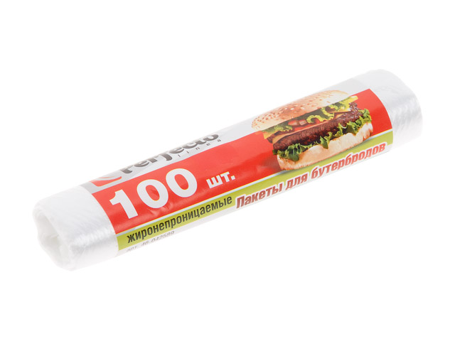 Пакеты для бутербродов, 100 шт., PERFECTO LINEA (46-042589)