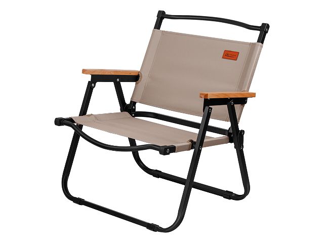 Кресло складное (садовое), бежевый/черный, ARIZONE (Материал каркаса: сталь.) (42-555401)