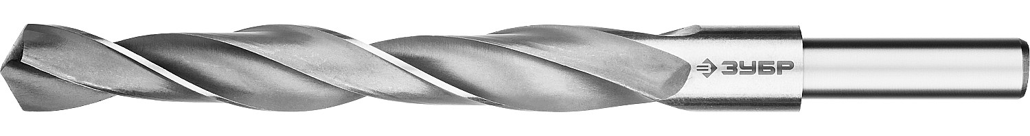 ЗУБР ПРОФ-В, 14.0 х 160 мм, сталь Р6М5, класс В, проточенный хвостовик, сверло по металлу, Профессионал (29621-14)