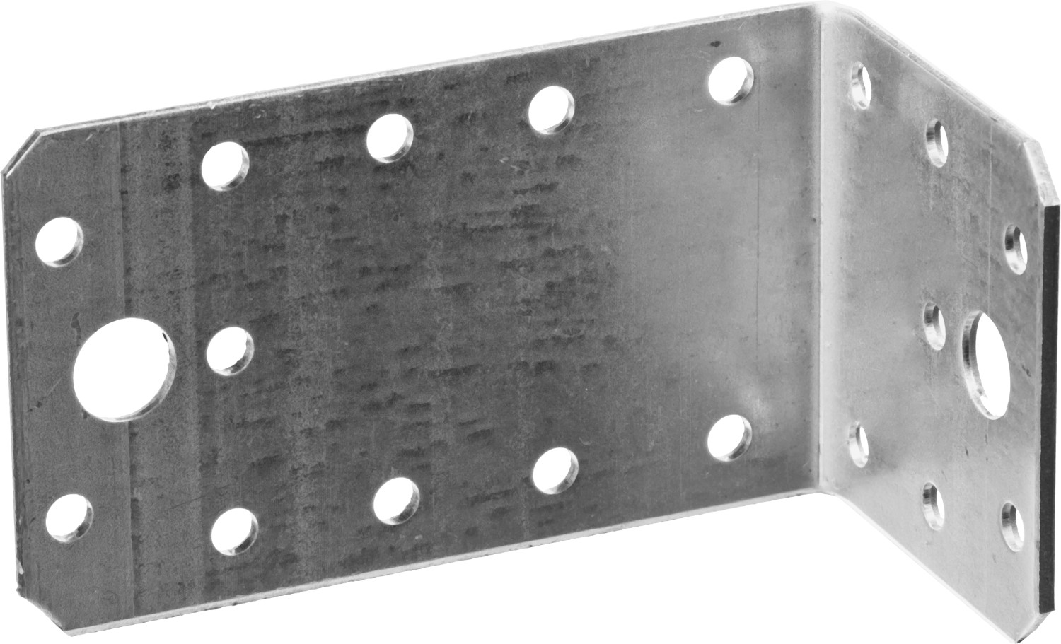 ЗУБР УКА-2.0, 55 x 50 x 90 x 2 мм, цинк, асимметричный крепежный уголок (310156-55)
