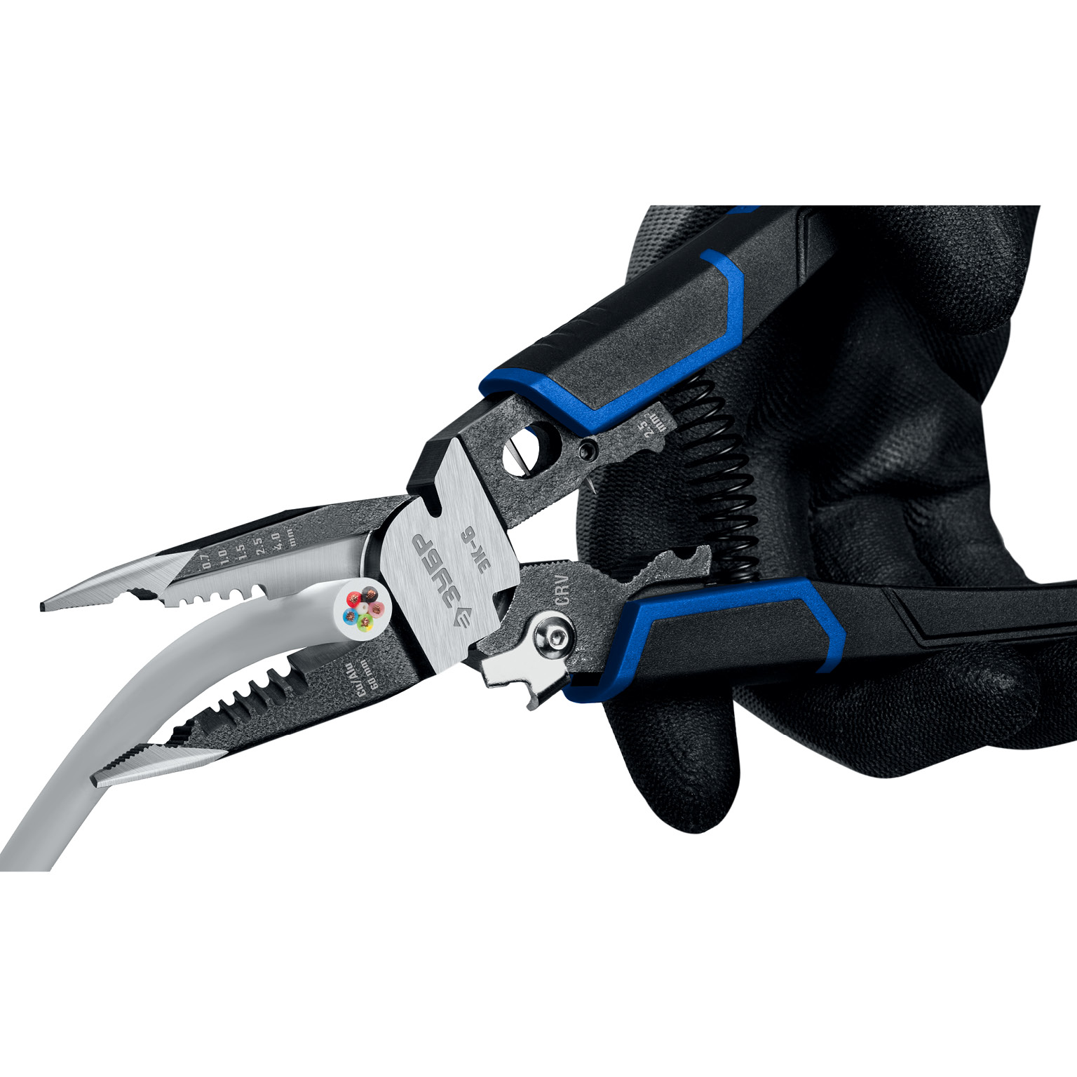 ЗУБР ЭК-6, 6в1 клещи электромонтажные (23348)