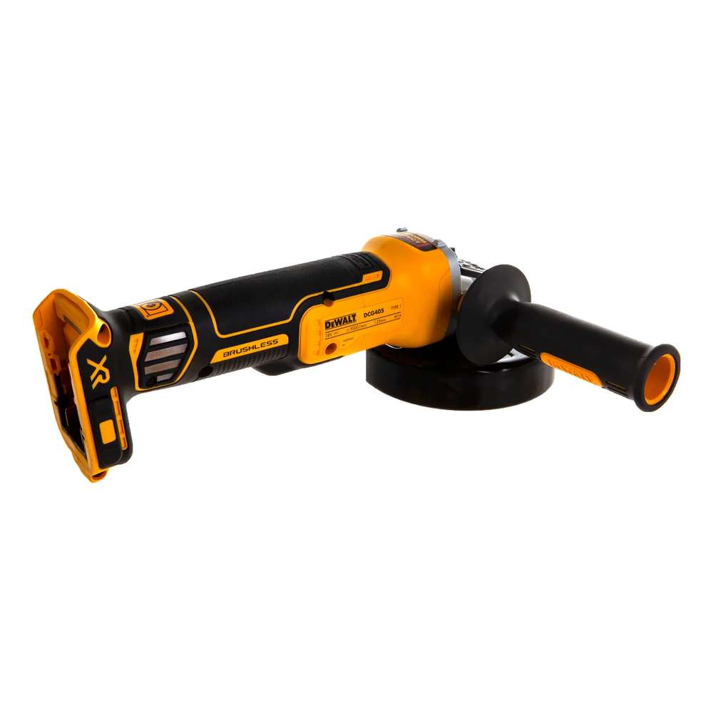 Машина шлифовальная угловая аккумуляторная DeWalt DCG405N-IN (100мм) (без акк, без з/у)