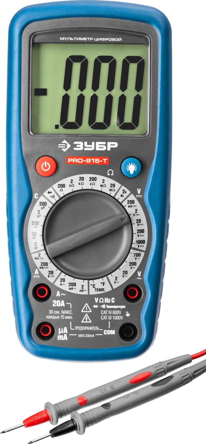 ЗУБР PRO-815-T Цифровой мультиметр (59815-T)