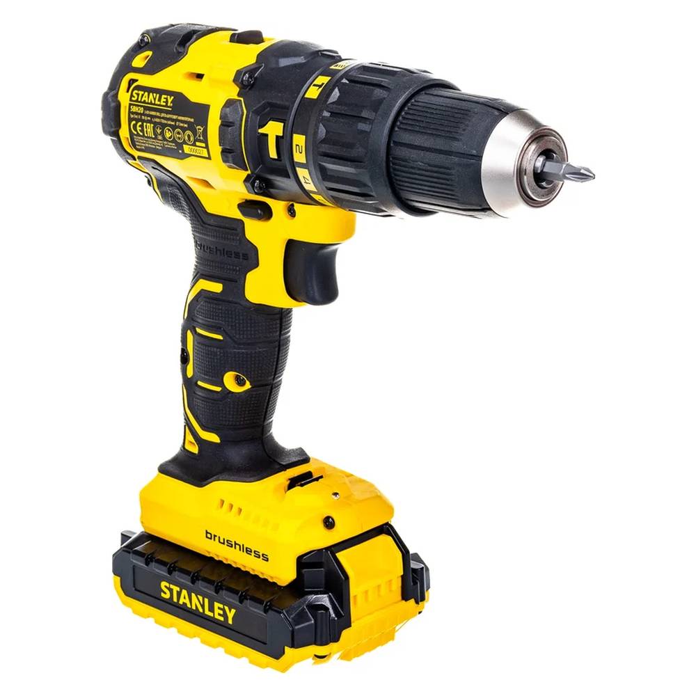 Шуруповерт аккумуляторный ударный Stanley SBH20D2K