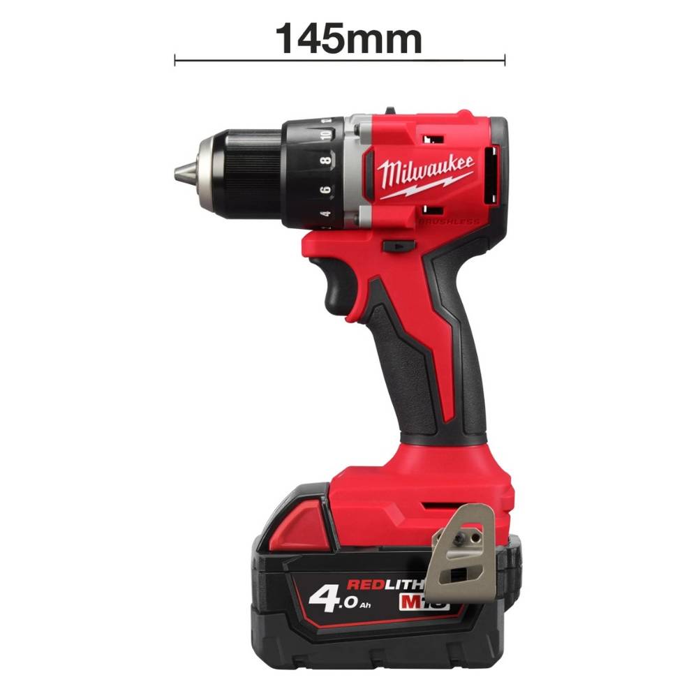 Шуруповерт аккумуляторный Milwaukee M18 BLDDRC-402C