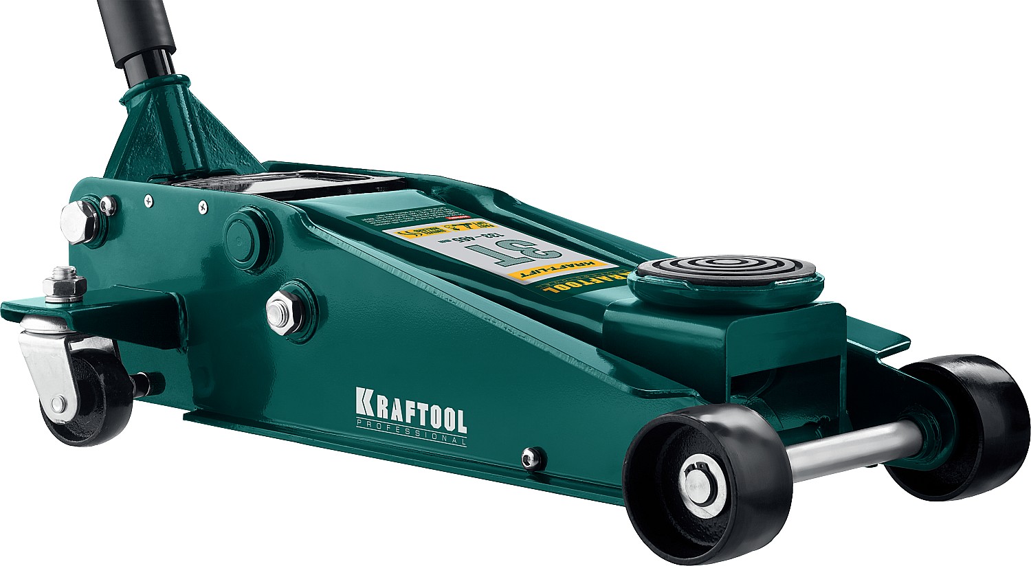 KRAFTOOL KRAFT-LIFT, 130 - 465 мм 3 т, подкатной домкрат с быстрым подъемом для СТО (43450-3)