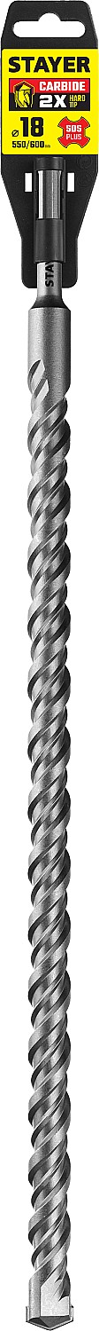STAYER 18 x 600 мм, SDS-plus бур, Professional (2930-600-18)