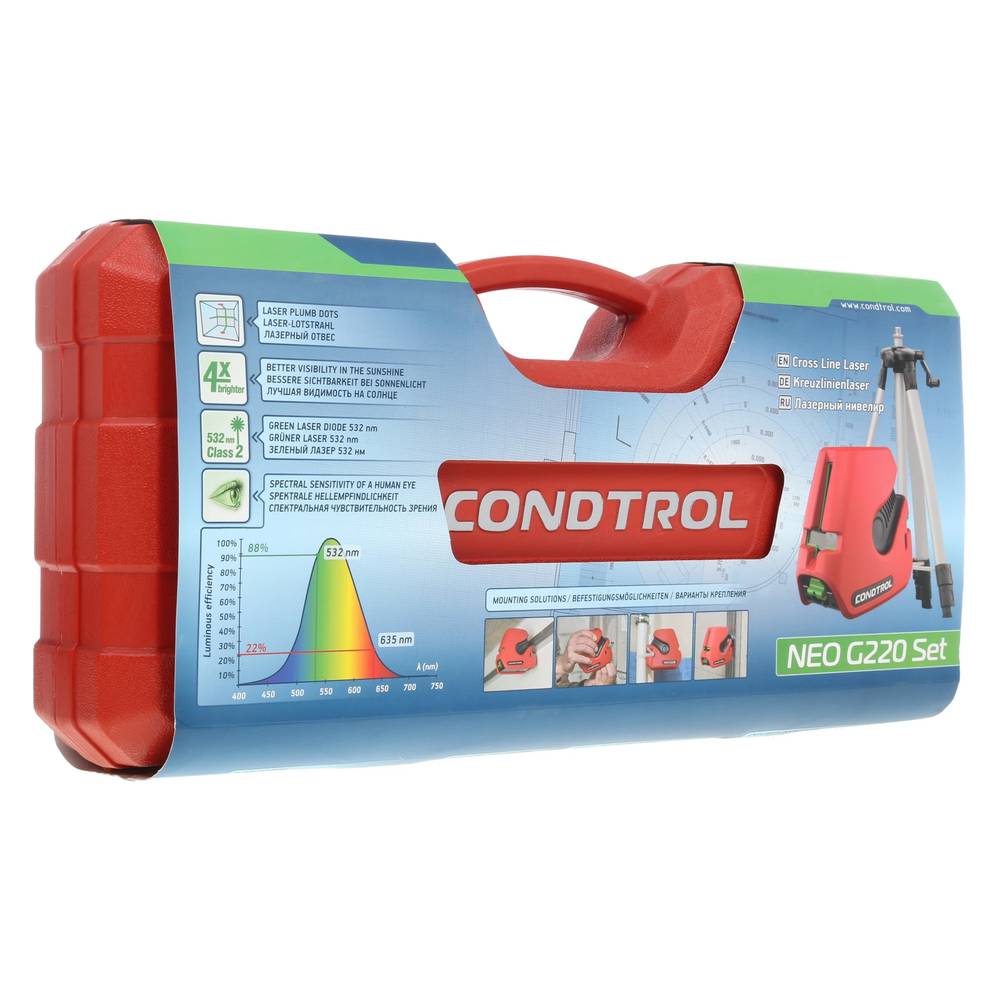 Нивелир лазерный CONDTROL NEO G220 set