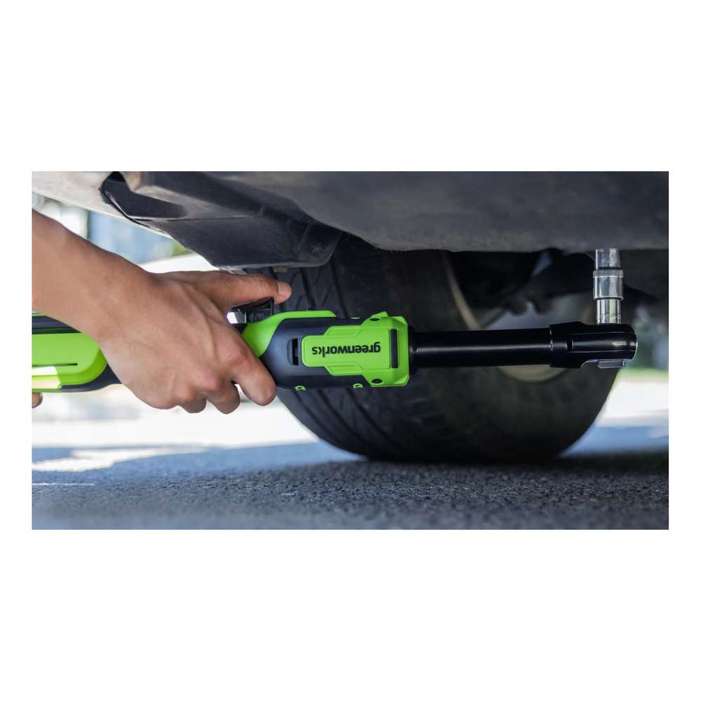 Гайковерт-трещотка 1/2 удлиненная Greenworks GD24RWX (без АКБ и ЗУ)