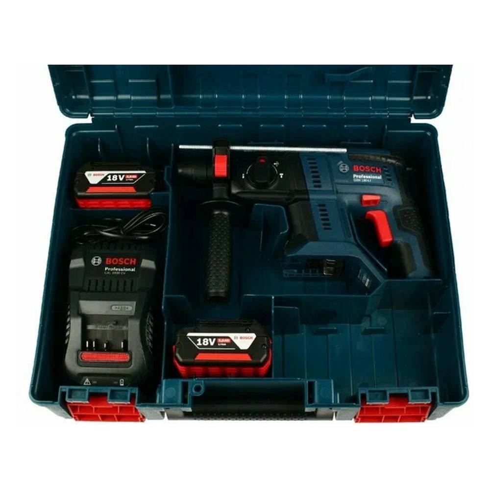 Перфоратор аккумуляторный Bosch GBH 180-LI + набор оснастки