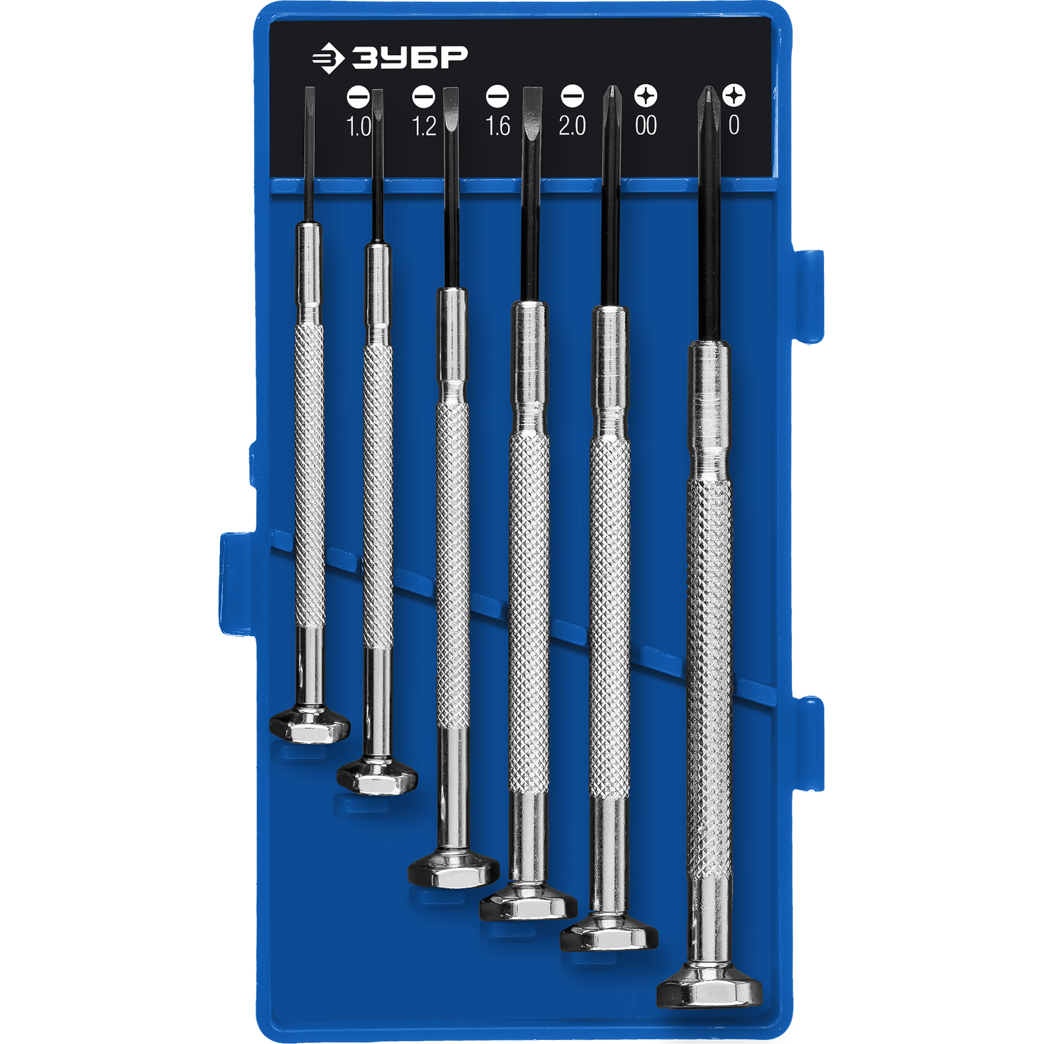 ЗУБР Часовщик, 6 предм., набор часовых отверток, Профессионал (25666)