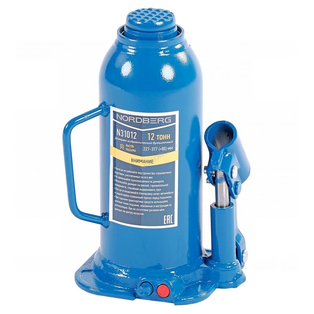 Домкрат бутылочный  NORDBERG N31012 12 т