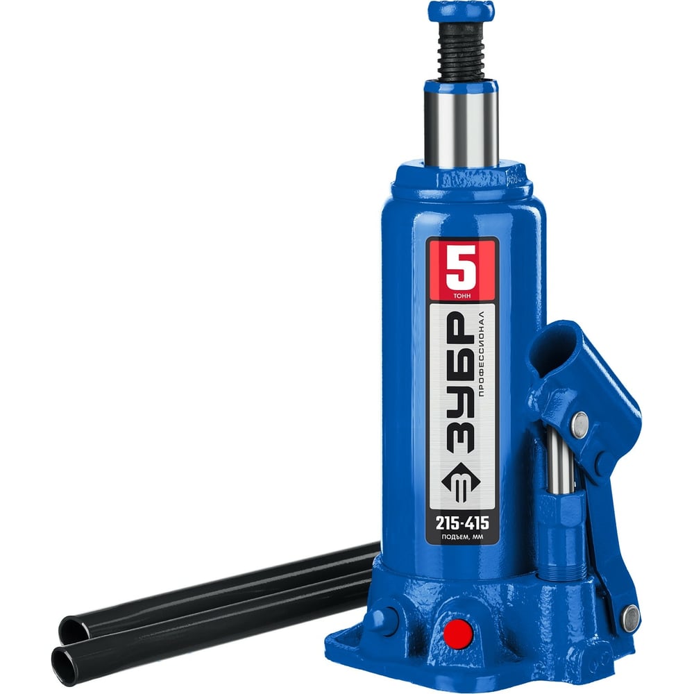 Домкрат бутылочный гидравлический ЗУБР Профессионал  5т, 215-415мм