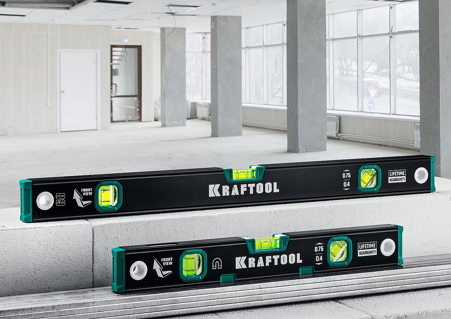 KRAFTOOL 1200 мм, с зеркальным глазком, уровень (34781-120)