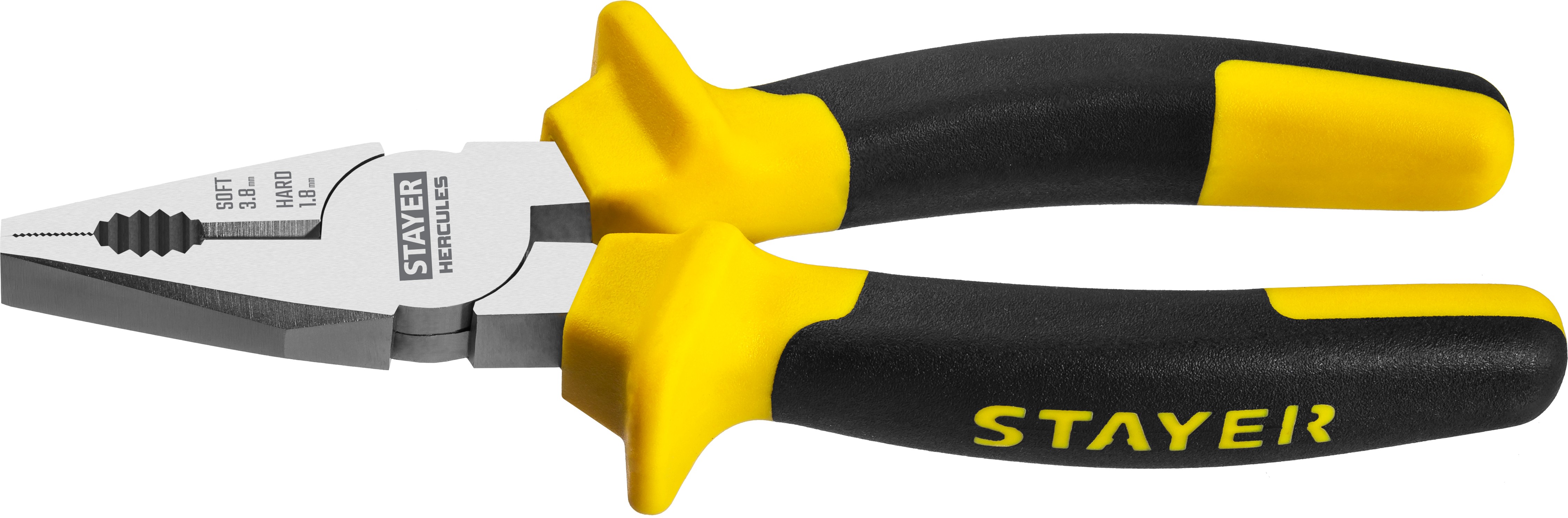 STAYER HERCULES плоскогубцы комбинированные, 180 мм