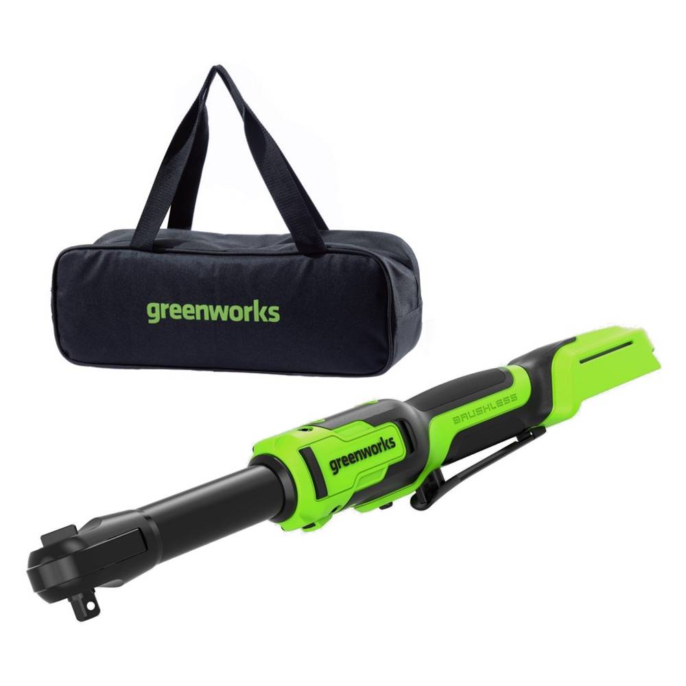 Гайковерт-трещотка Greenworks GD24RWX удлиненная (без АКБ и ЗУ)