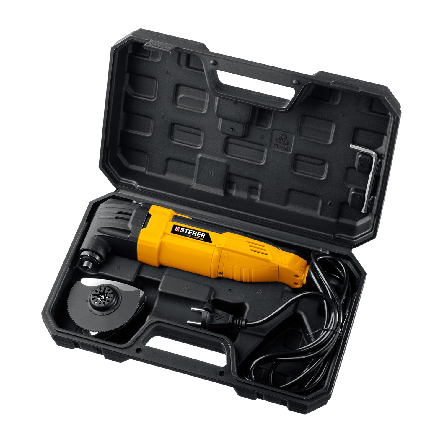 STEHER OIS, 400 В, реноватор, кейс, набор насадок (MFT-400 SK)