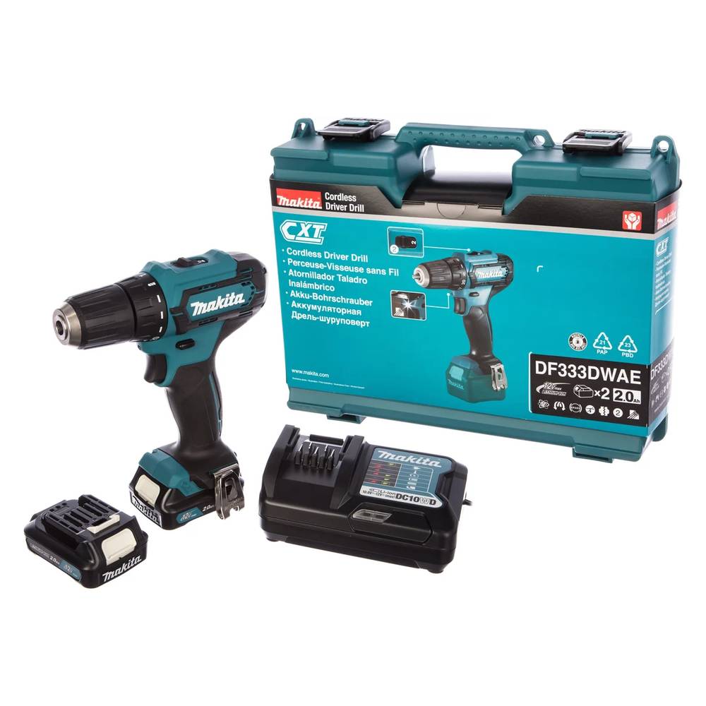 Шуруповерт аккумуляторный Makita DF333DWAE