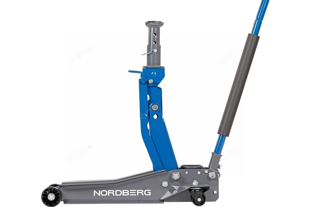 Домкрат подкатной 2 / 3 т с изменяемой высотой подхвата и регулируемой проставкой NORDBERG N32025