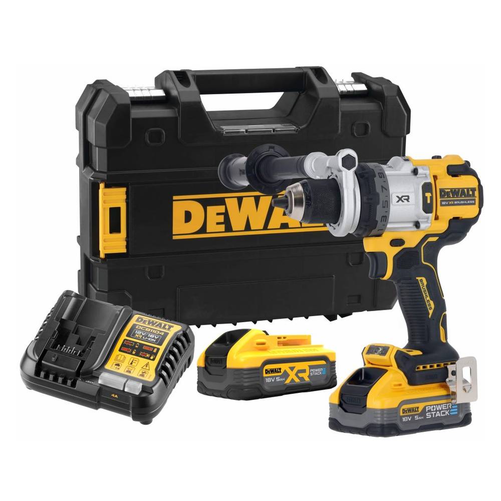 Шуруповерт аккумуляторный DeWalt DCD1007H2T (2 акк., з/у)