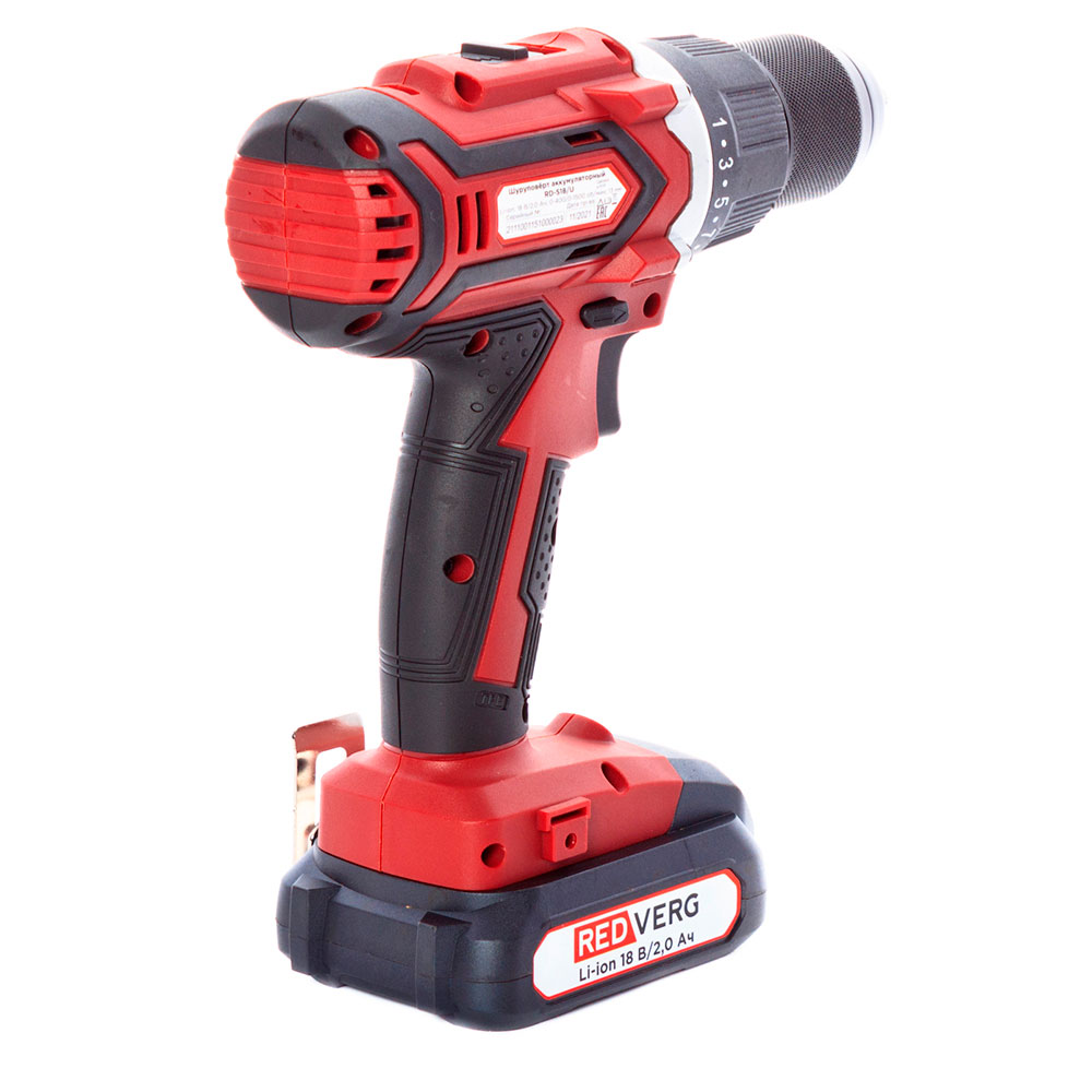 Шуруповерт аккумуляторный REDVERG RD-S18/U