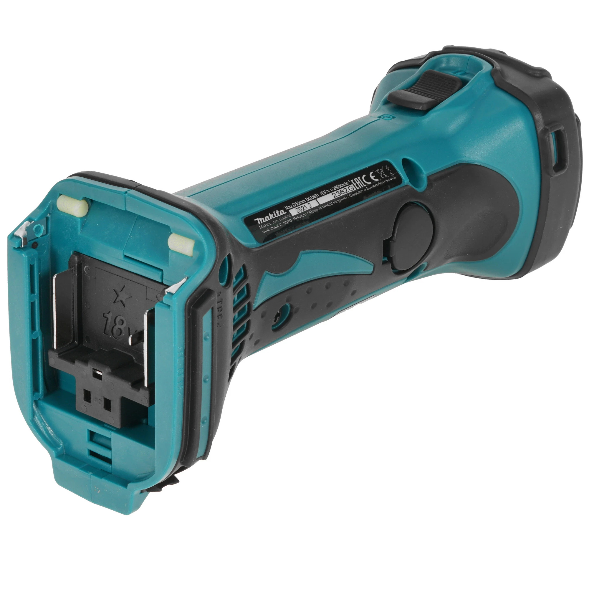 Машина прямая шлифовальная Makita DGD801Z (без акк, без з/у)