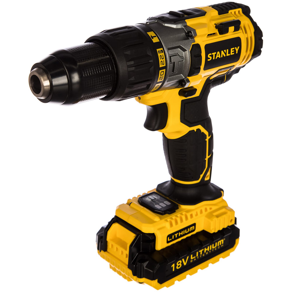 Шуруповерт аккумуляторный Stanley STDC18LHBK
