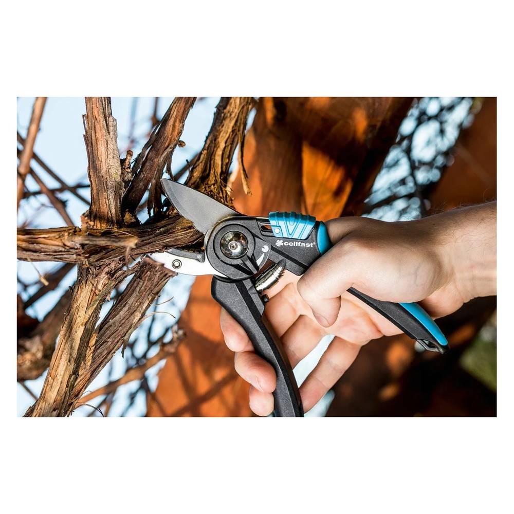 Секатор с наковаленкой Cellfast ERGO
