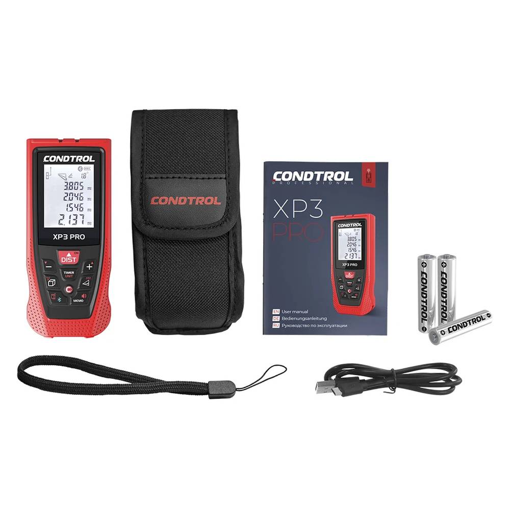 Измеритель длины лазерный CONDTROL XP3 Pro, 120 m