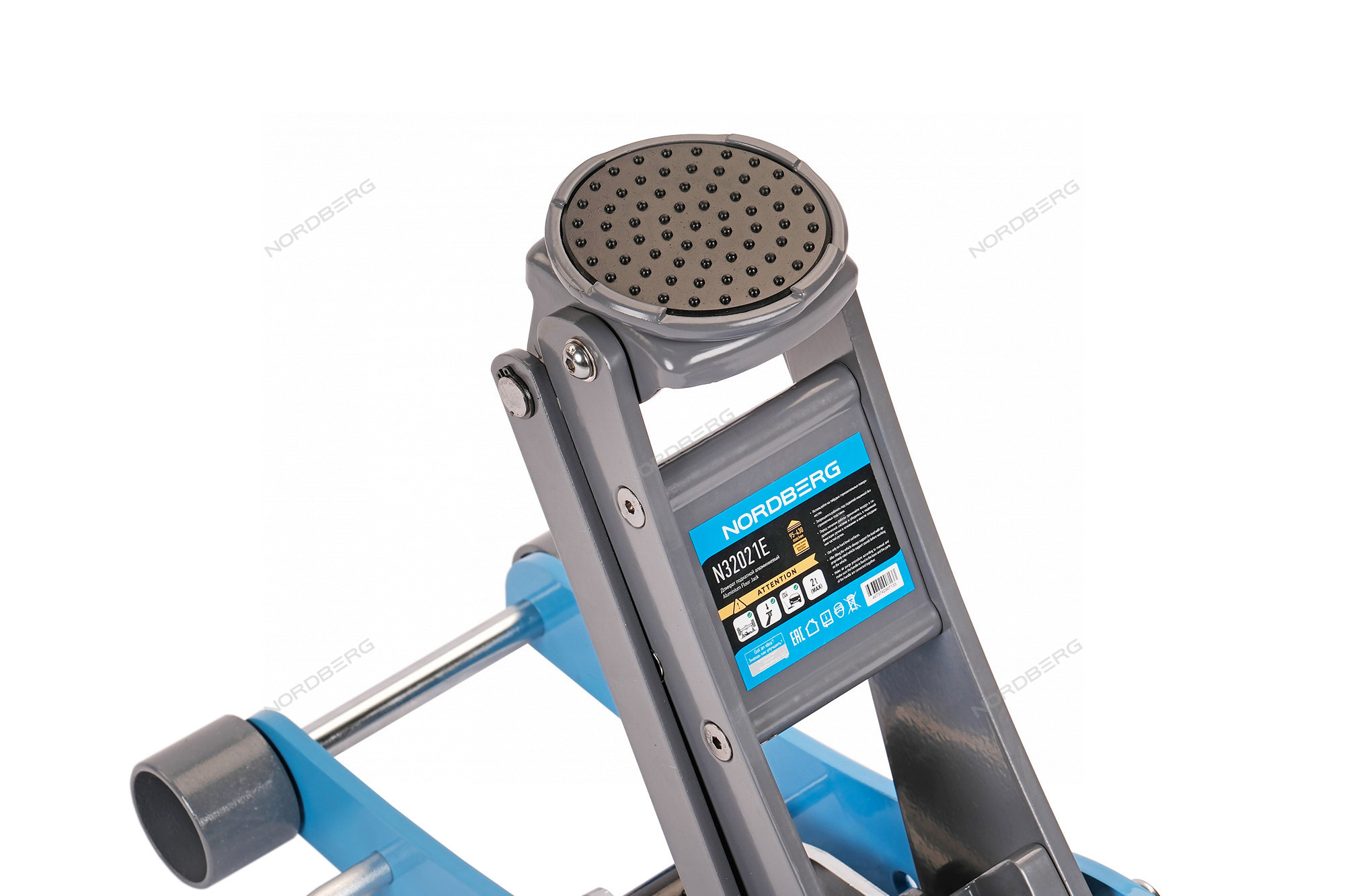 Домкрат подкатной алюминиевый, 2 т NORDBERG N32021E