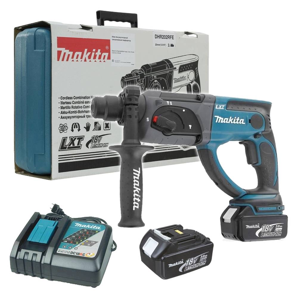 Перфоратор аккумуляторный Makita DHR202RFE