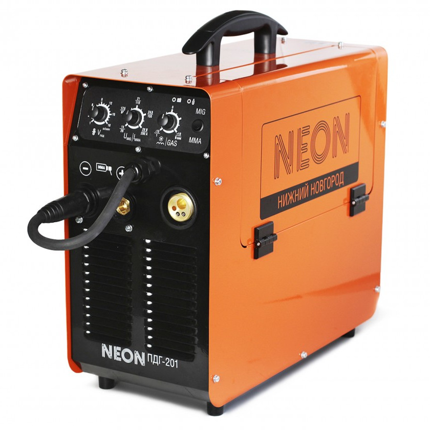 Аппарат сварочный инверторный NEON ВД-201 ПДГ
