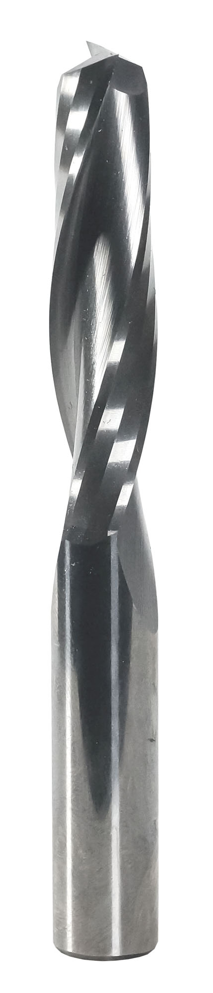Фреза спиральная с двумя режущими гранями, верхний рез Ø 12х52 мм хвостовик 12 мм Энкор (46655)