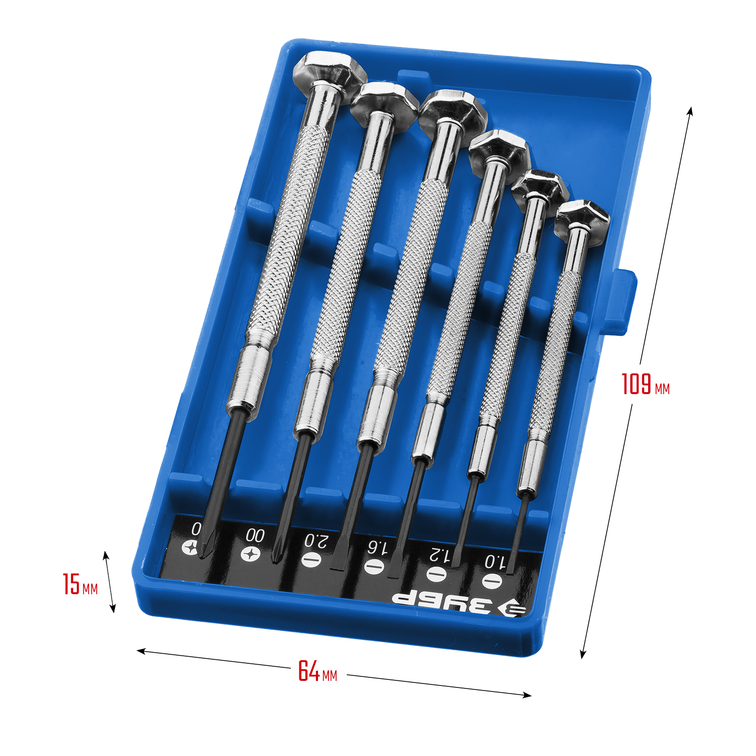 ЗУБР Часовщик, 6 предм., набор часовых отверток, Профессионал (25666)