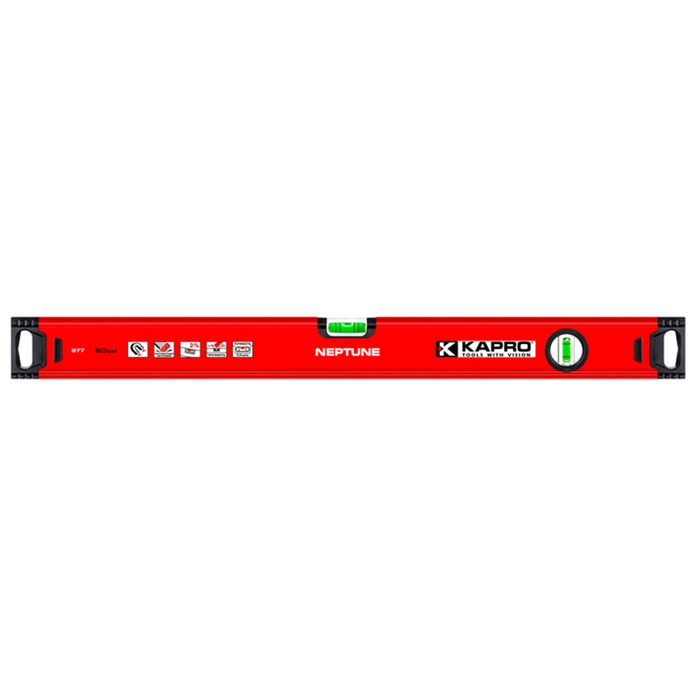 Уровень Kapro NEPTUNE 600мм 2 капсулы 977-40-60