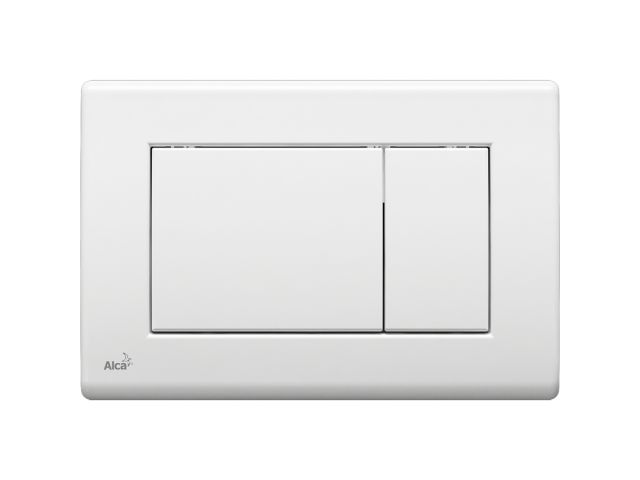 Кнопка управления для систем инсталляций (белая), Alcaplast (M270-RU)